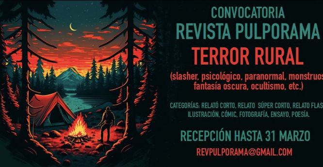 terror rural Cartel de la convocatoria Terror rural