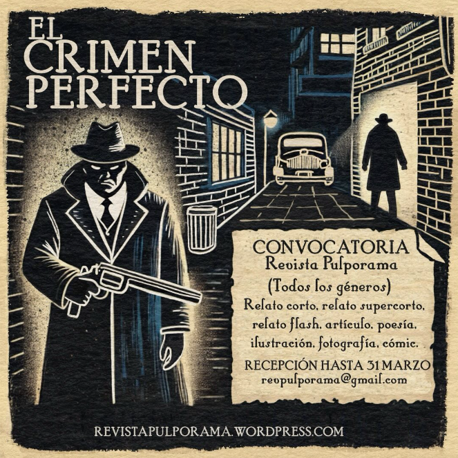 el crimen perfecto Cartel de la convocatoria El crimen perfecto